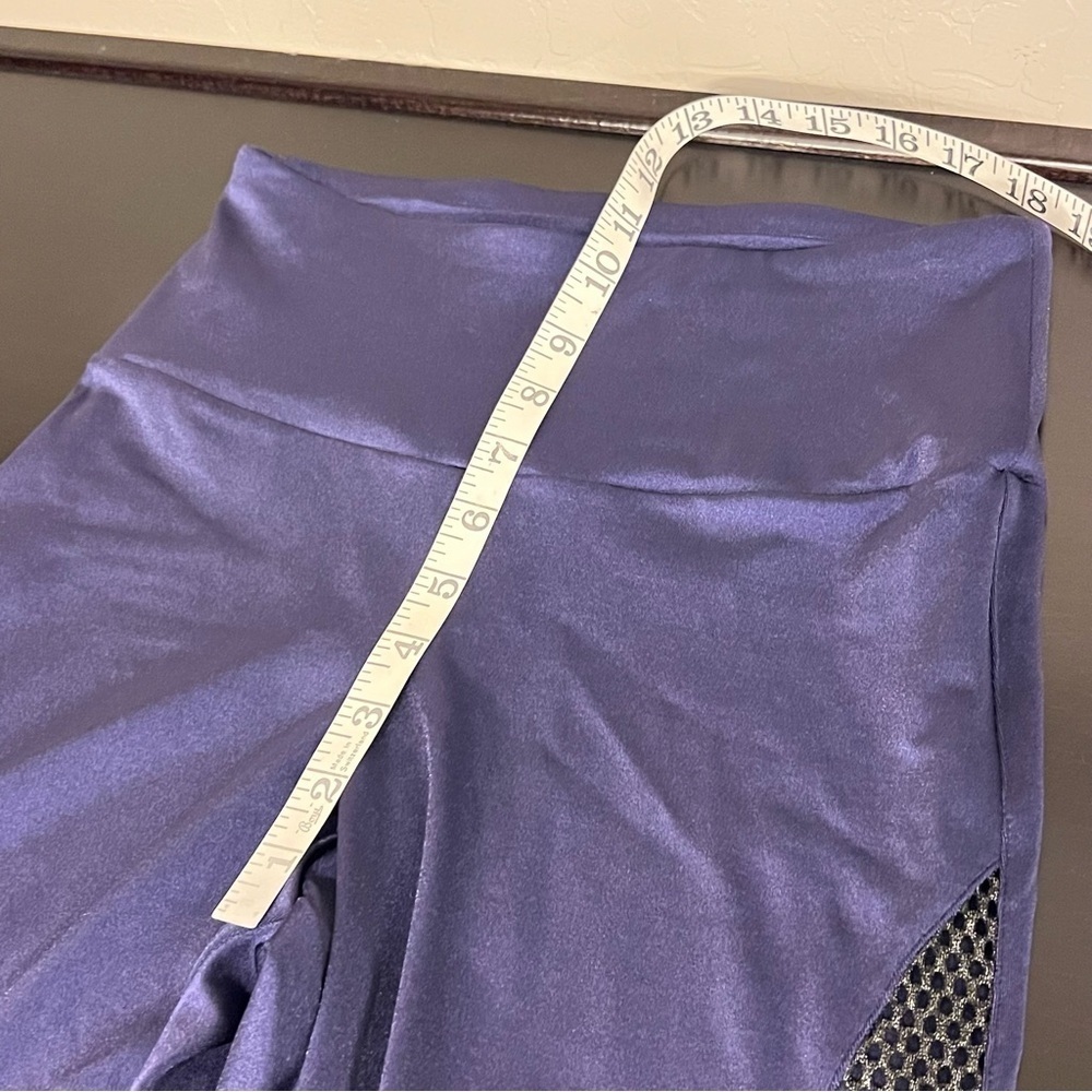Wolford Navy Leggings with Mesh Detail - Picture 8 of 11